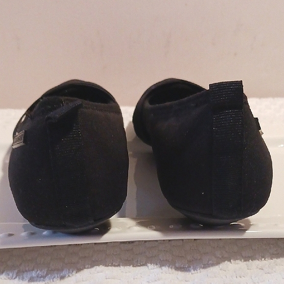 Elegant Anne Klein ⚜️ Flex Black Slip On Flats 10 - Picture 5 of 15